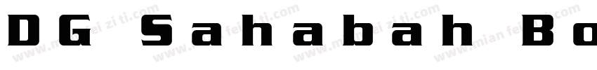DG Sahabah Bold字体转换